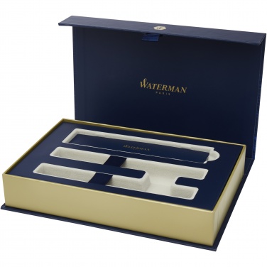 Logotrade promotional item image of: Waterman Allure rollerball and ballpoint pen set 