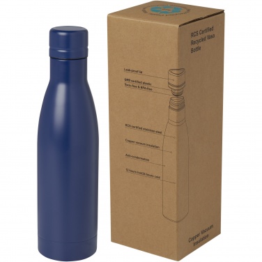 Logotrade promotional product image of: Vasa 500 ml RCS certified recycled stainless steel copper vacuum insulated bottle