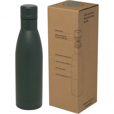 Logo trade promotional merchandise photo of: Vasa 500 ml RCS certified recycled stainless steel copper vacuum insulated bottle