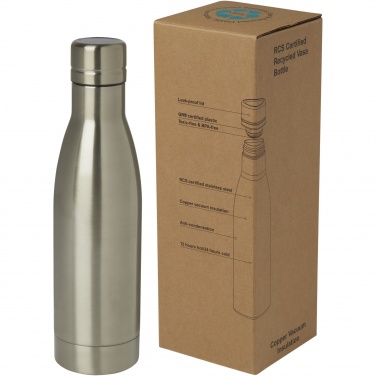 Logo trade promotional giveaways picture of: Vasa 500 ml RCS certified recycled stainless steel copper vacuum insulated bottle