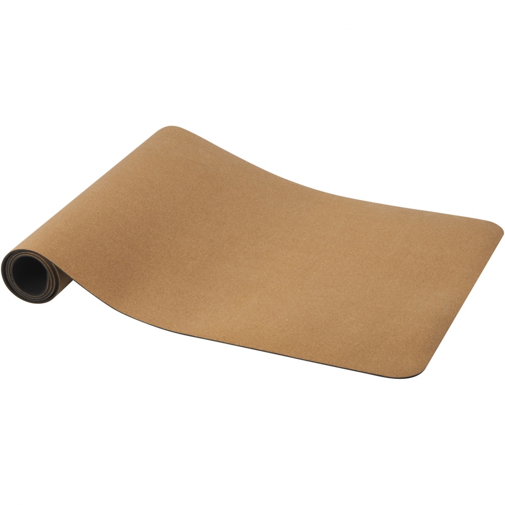 Logo trade promotional giveaways image of: Trikona cork yoga mat