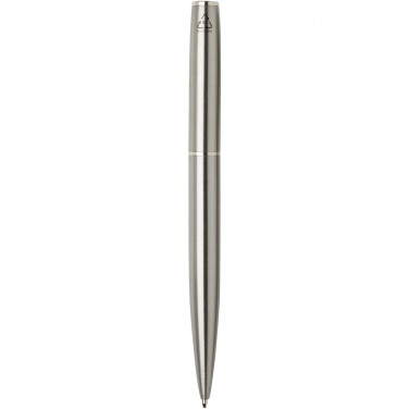 Logo trade business gifts image of: Didimis recycled stainless steel ballpoint and rollerball pen set