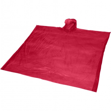 Logotrade promotional item picture of: Mayan recycled plastic disposable rain poncho with storage pouch