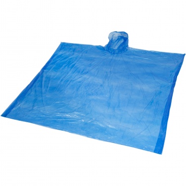 Logotrade promotional products photo of: Mayan recycled plastic disposable rain poncho with storage pouch