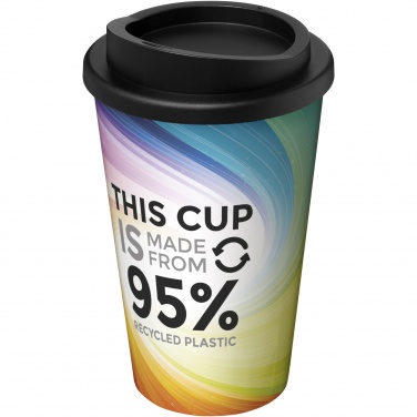 Logo trade corporate gifts picture of: Brite-Americano® Recycled 350 ml insulated tumbler