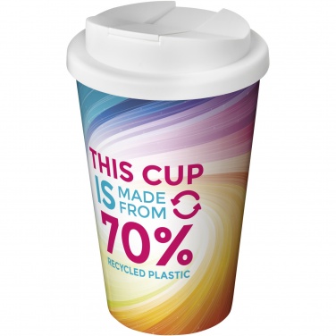 Logo trade corporate gifts image of: Brite-Americano® Eco 350 ml spill-proof insulated tumbler