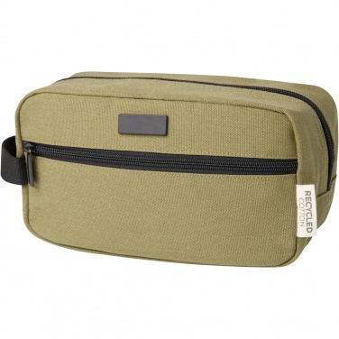 Logotrade promotional giveaway picture of: Joey GRS recycled canvas travel accessory pouch bag 3.5L