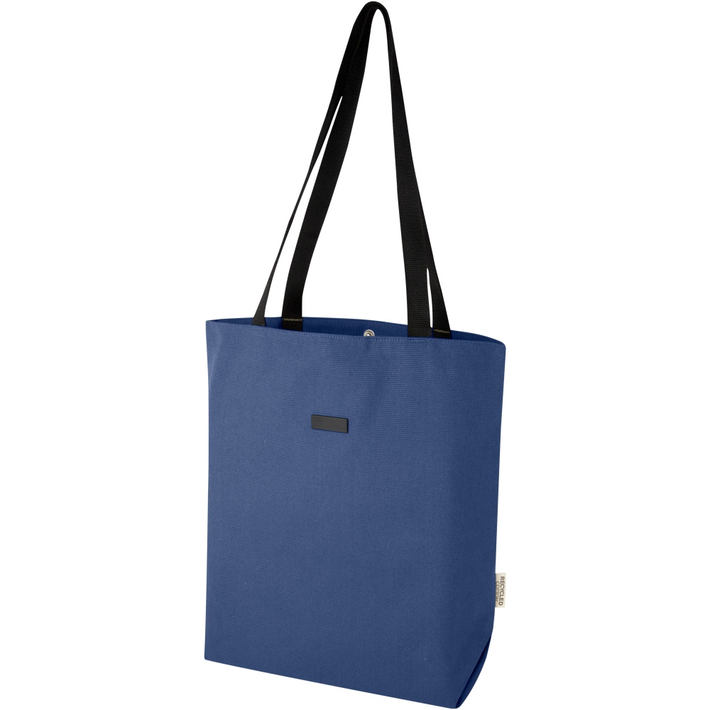 Logo trade corporate gift photo of: Joey GRS recycled canvas versatile tote bag 14L