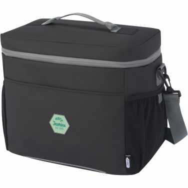 Logo trade promotional item photo of: Aqua 20-can GRS recycled water resistant cooler bag 22L