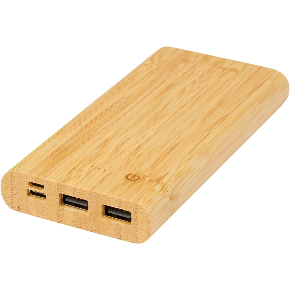 Logotrade promotional merchandise image of: Tulda 10.000 mAh bamboo power bank