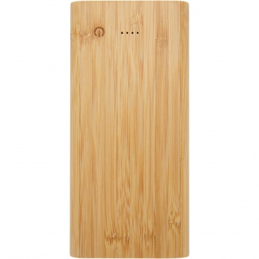 Logo trade promotional gift photo of: Tulda 10.000 mAh bamboo power bank