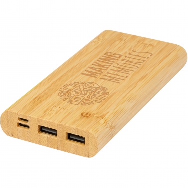 Logotrade advertising product picture of: Tulda 10.000 mAh bamboo power bank