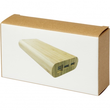 Logotrade business gifts photo of: Tulda 20.000 mAh bamboo power bank