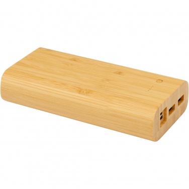 Logo trade promotional giveaways image of: Tulda 20.000 mAh bamboo power bank