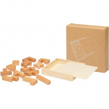 Logotrade promotional gift image of: Bark wooden puzzle