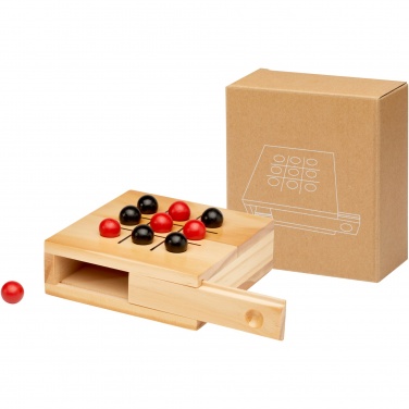 Logotrade corporate gift picture of: Strobus wooden tic-tac-toe game