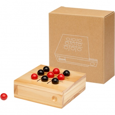 Logo trade corporate gift photo of: Strobus wooden tic-tac-toe game