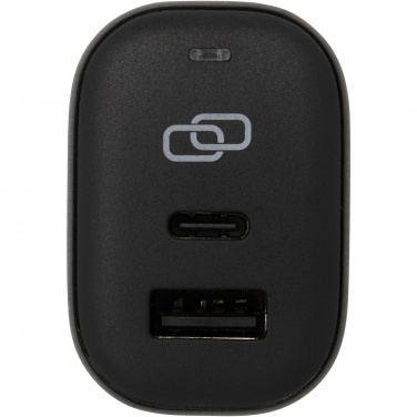 Logo trade promotional items image of: ADAPT 25W recycled plastic PD travel charger