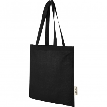 Logotrade promotional giveaway image of: Madras 140 g/m2 GRS recycled cotton tote bag 7L