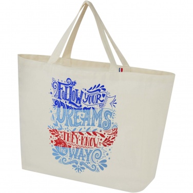 Logo trade promotional product photo of: Cannes 200 g/m2 recycled shopper tote bag 10L