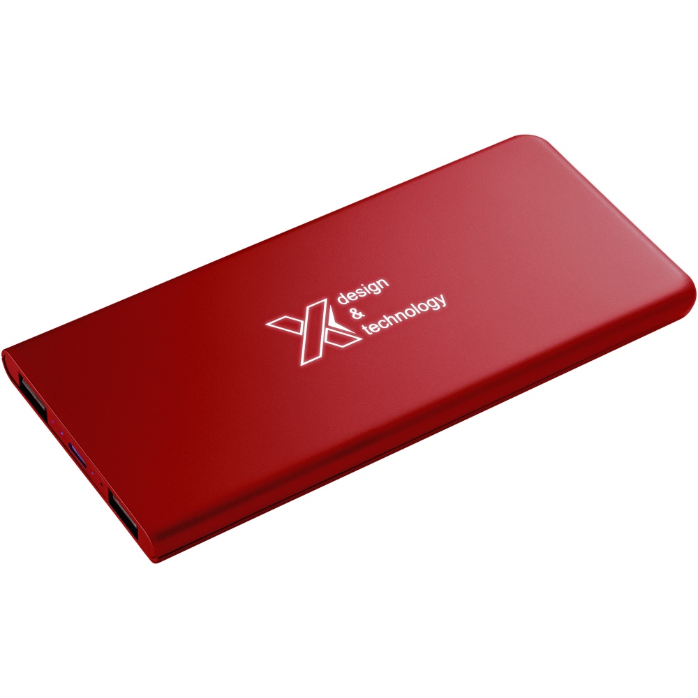 Logo trade promotional products image of: SCX.design P15 light-up 5000 mAh power bank