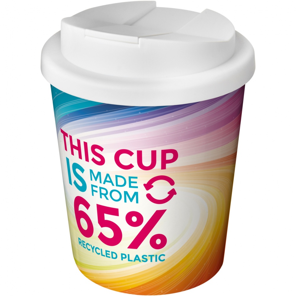 Logo trade promotional merchandise image of: Brite-Americano Espresso Eco 250 ml spill-proof insulated tumbler