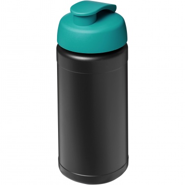 Logo trade corporate gift photo of: Baseline 500 ml recycled sport bottle with flip lid