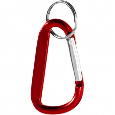 Logotrade promotional giveaway picture of: Timor RCS recycled aluminium carabiner keychain