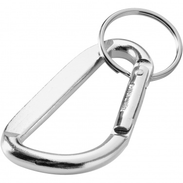 Logotrade promotional giveaway image of: Timor RCS recycled aluminium carabiner keychain