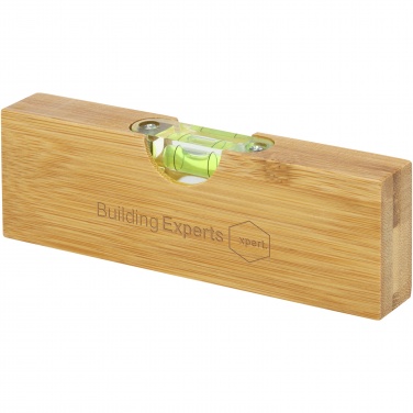 Logotrade promotional giveaway image of: Flush bamboo spirit level with bottle opener