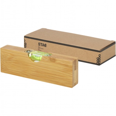 Logotrade corporate gift image of: Flush bamboo spirit level with bottle opener