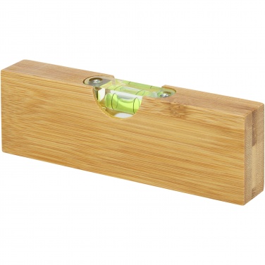 Logotrade promotional gift picture of: Flush bamboo spirit level with bottle opener