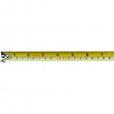 Logo trade promotional giveaway photo of: Rule 5-metre RCS recycled plastic measuring tape