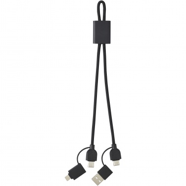 Logo trade promotional giveaway photo of: Connect 6-in-1 RCS recycled aluminium 45W quick charge & data transfer cable