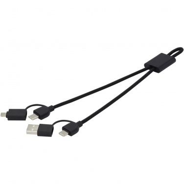 Logo trade promotional products picture of: Connect 6-in-1 RCS recycled aluminium 45W quick charge & data transfer cable