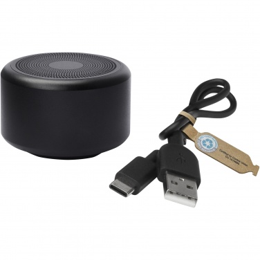 Logotrade promotional item image of: Rise 3W RCS recycled aluminium Bluetooth® mini speaker 