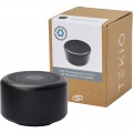 Rise 3W RCS recycled aluminium Bluetooth® mini speaker , Solid black