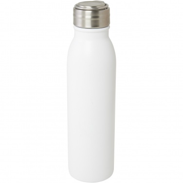 Logo trade promotional item photo of: Harper 700 ml RCS certified stainless steel water bottle with metal loop