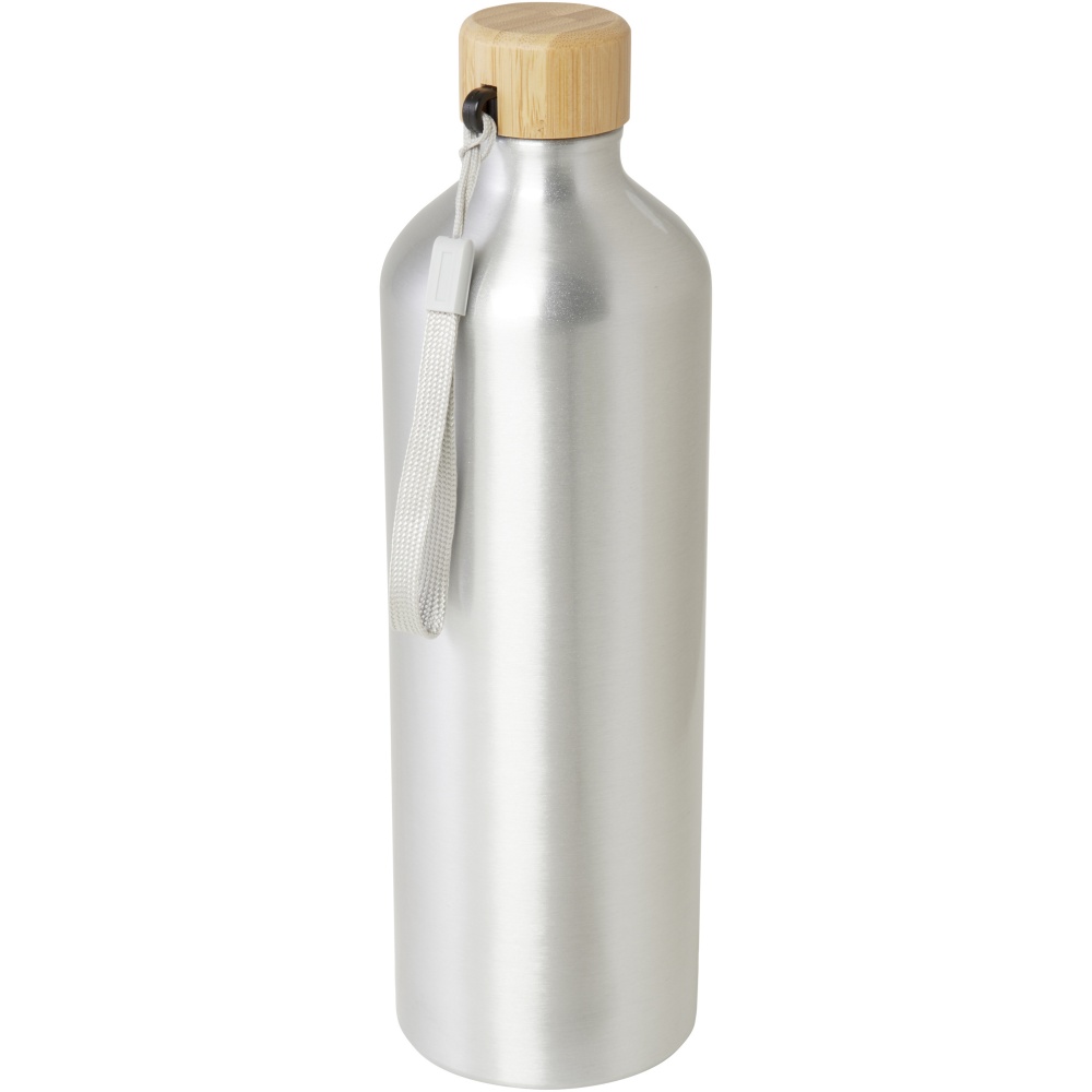 Logo trade promotional gifts picture of: Malpeza 1000 ml RCS certified recycled aluminium water bottle