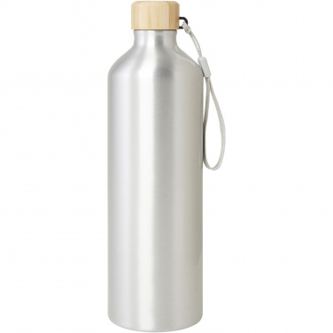 Logo trade promotional merchandise photo of: Malpeza 1000 ml RCS certified recycled aluminium water bottle