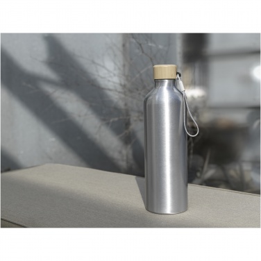 Logotrade promotional gift image of: Malpeza 1000 ml RCS certified recycled aluminium water bottle