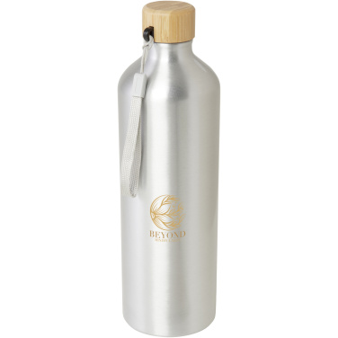 Logo trade corporate gifts image of: Malpeza 1000 ml RCS certified recycled aluminium water bottle