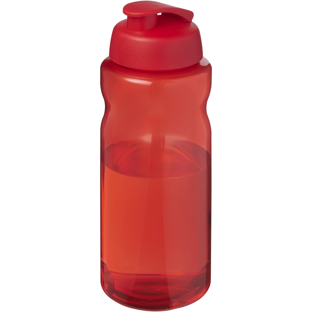 Logo trade promotional gifts picture of: H2O Active® Eco Big Base 1 litre flip lid sport bottle