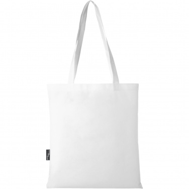 Logotrade promotional item image of: Zeus GRS recycled non-woven convention tote bag 6L