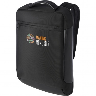 Logo trade promotional merchandise picture of: Expedition Pro 15.6" GRS recycled compact laptop backpack 12L