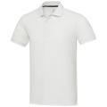 Emerald short sleeve unisex Aware™ recycled polo, White