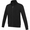 Galena unisex Aware™ recycled full zip sweater, Solid black