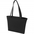 Weekender 500 g/m² Aware™ recycled tote bag, Solid black