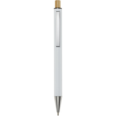 Logotrade corporate gift image of: Cyrus recycled aluminium ballpoint pen (black ink)