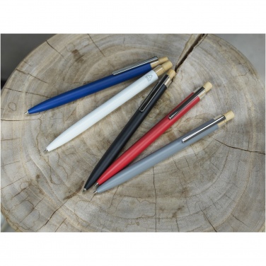 Logotrade promotional merchandise picture of: Nooshin recycled aluminium ballpoint pen  (blue ink)